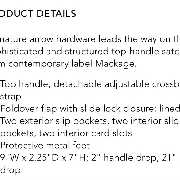 Mackage bag - Picture 4 of 10